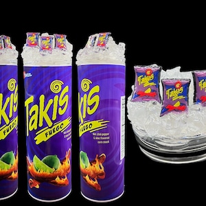 Takis chips tumbler with 3D lid, 20oz stainless steel skinny tumbler with Takis embellishments