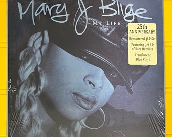 ★ＵＫ・ＵＳオリジナル盤★MARY J. BLIGE名盤２枚セット Mary J. Blige - MY LIFE (25th Anniversary 3LP Translucent Blue