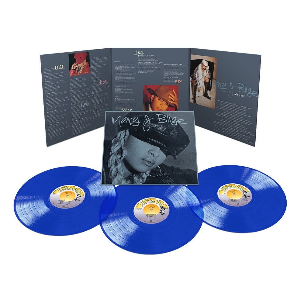 Mary J. Blige - MY LIFE (25th Anniversary 3LP Translucent Blue