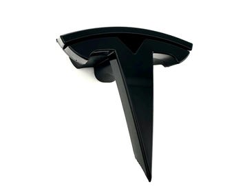 Vervangende 'T'-badge voorzijde voor Model S (glanzend zwarte versie)