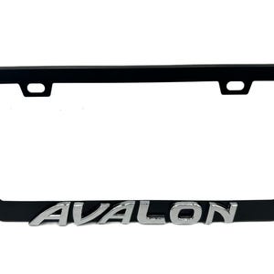 Satin Black License Plate Frame Stainless Steel for AVALON