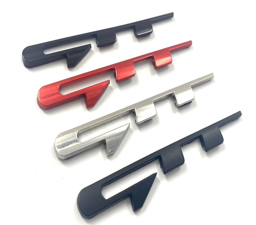 METAL GTT twin Turbo Emblem GT Badge multiple Colors - Etsy