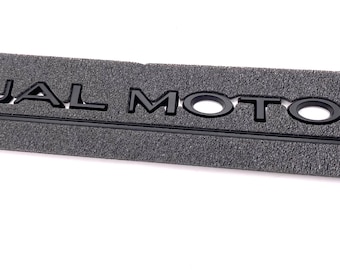 SCHWARZES Original-Dual Motor Emblem Modell 3 Y S X Foam Template