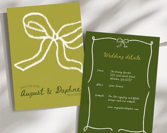 Reserve a data + Modelo de convite de casamento