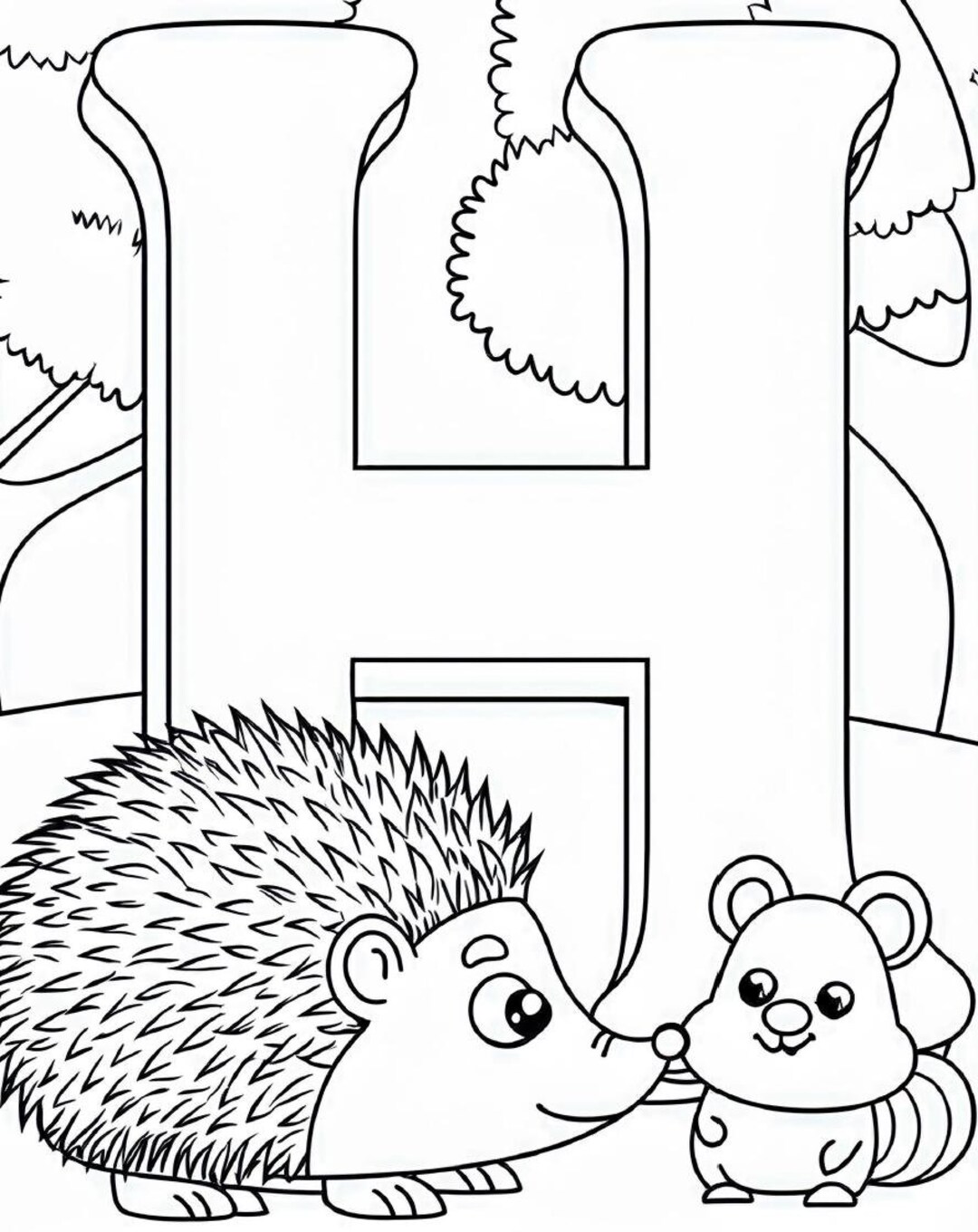 Kindergarten Alphabet Coloring Practice - Etsy