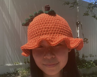 Pumpkin Bucket Hat - Etsy
