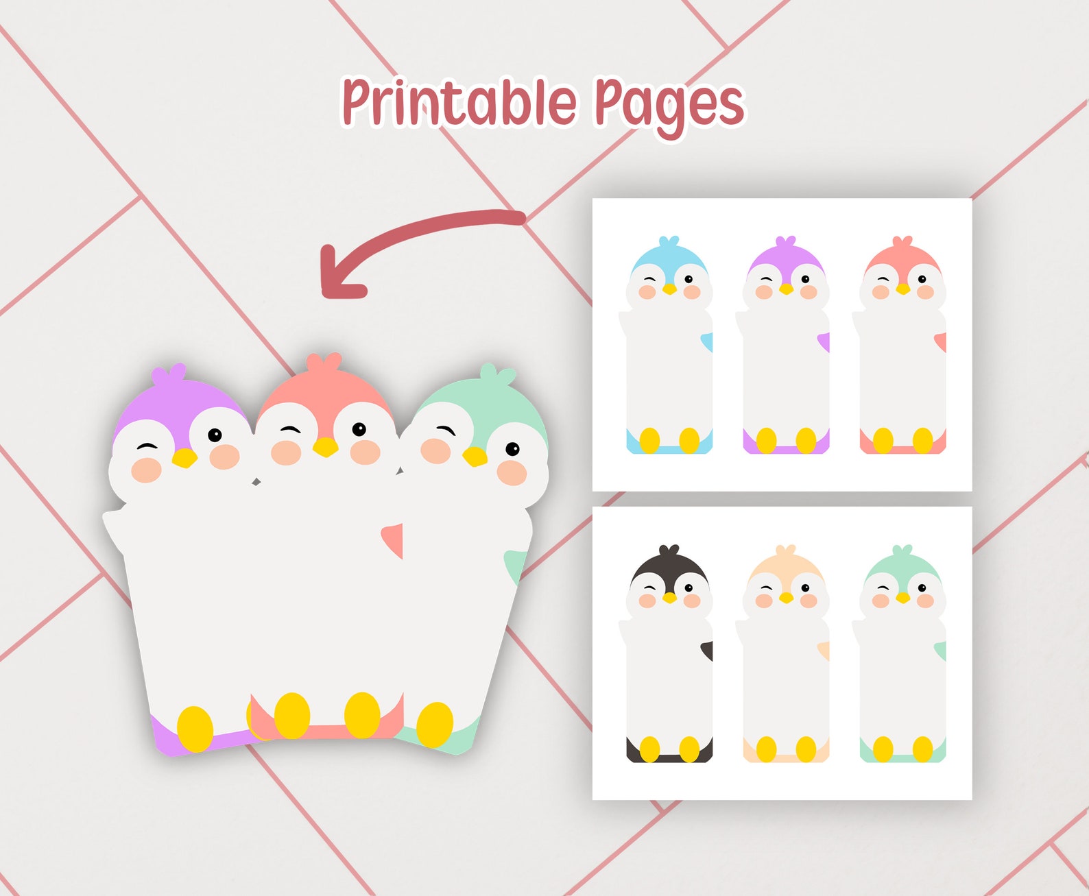 Printable Memo Sheets Printable Stationery Reminder Notes - Etsy