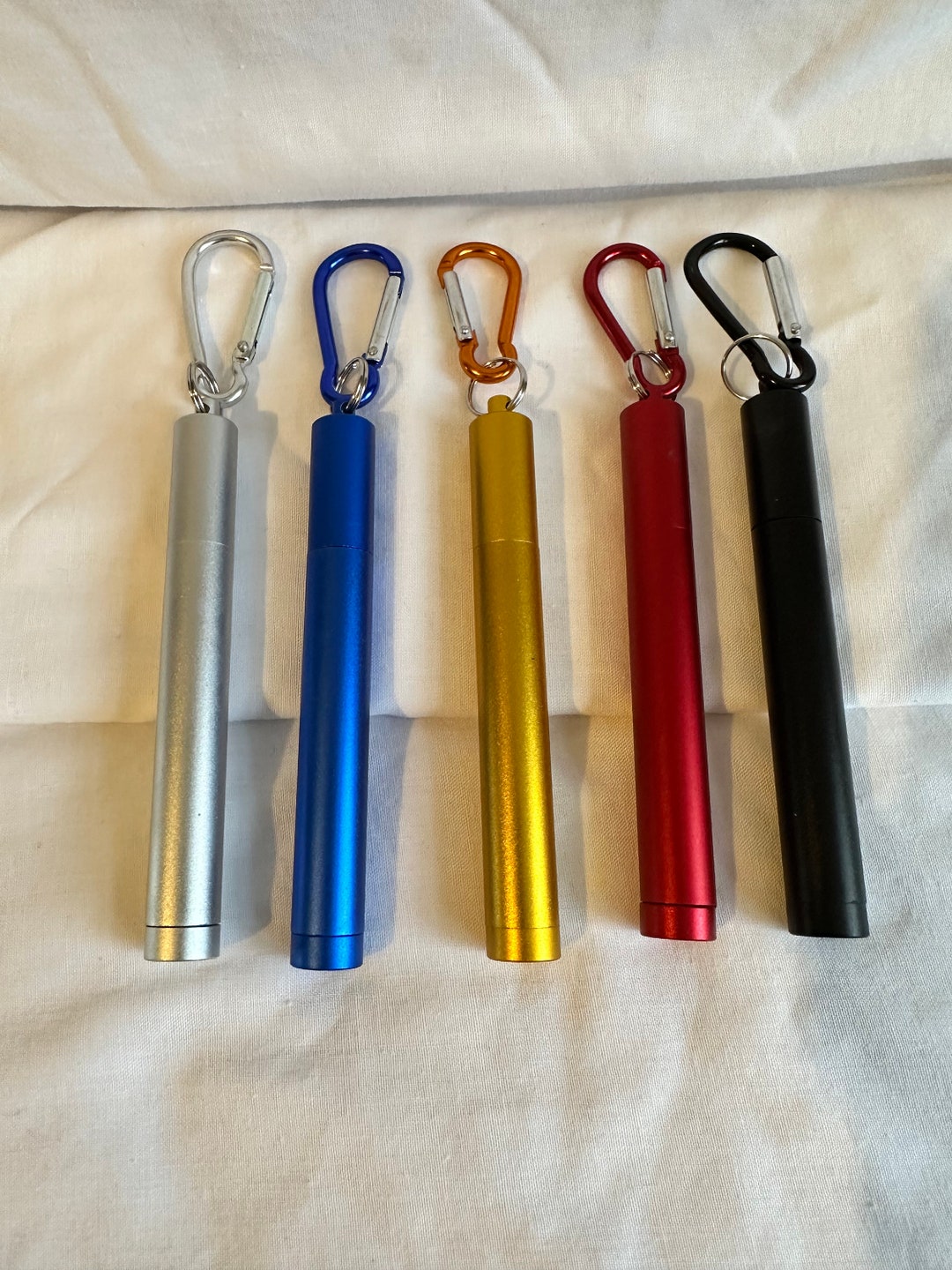 Telescopic Straw Keychains Etsy