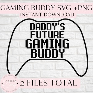 Papa's toekomstige gamemaatje | CLIPART | SVG | PNG