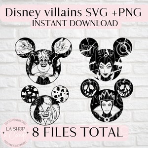 Evil queens and villains | CLIPART | SVG | PNG files