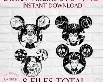 Evil queens and villains | CLIPART | SVG | PNG files