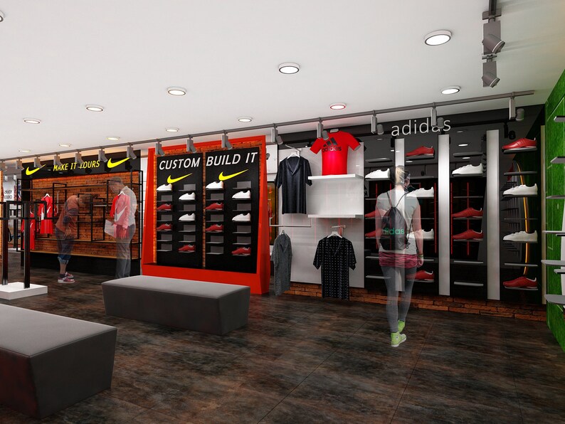 Sports Shop Design Retail Design Customize Interior Design Etsy