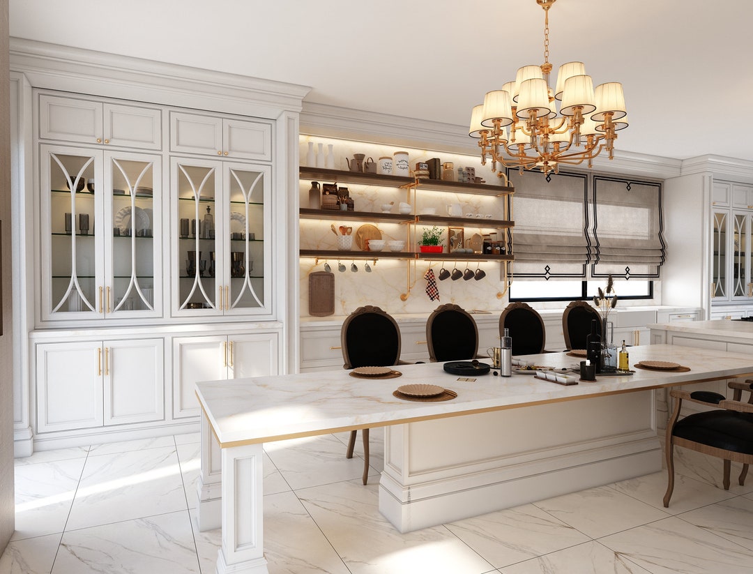 Kitchen Design, Customize Interior Design, Architectural Rendering ...