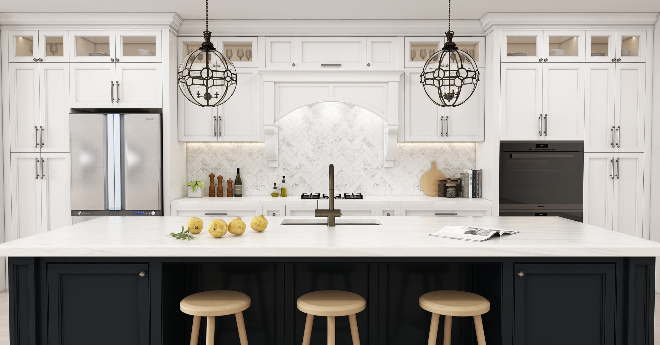 Kitchen Design, Customize Interior Design, Architectural Rendering ...