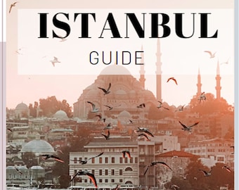 Guía de viajes de Estambul / Planificador de viajes con itinerario de 5 días / Viajes europeos / Luna de miel / Consejos de viaje / Lista de verificación / Regalo impresionante / Vacaciones