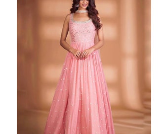 Party Wear Gown - Etsy Australia