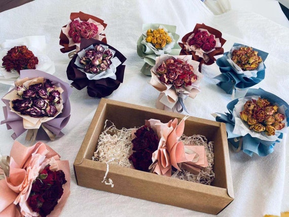 Dried Flower Bouquet, Handmade Mini Natural Flower Car Air Vent Clip, Car  Air Freshener, Car Scent Diffuser, Perfume Decoration 