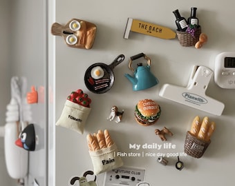 Mini Bread Decorate Fridge Magnets - Refrigerator - Creative Magnet - Magnet