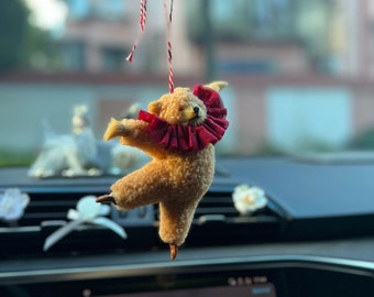 Cute Ballet Bear, Car Rearview Mirror Pendant, Car Decor, Car Ornament, Ornaments