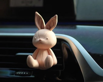 Bunny - Assainisseur d’air de voiture - Diffuseur de voiture - Accessoires de voiture - Diffuseur de parfum Vent Clip