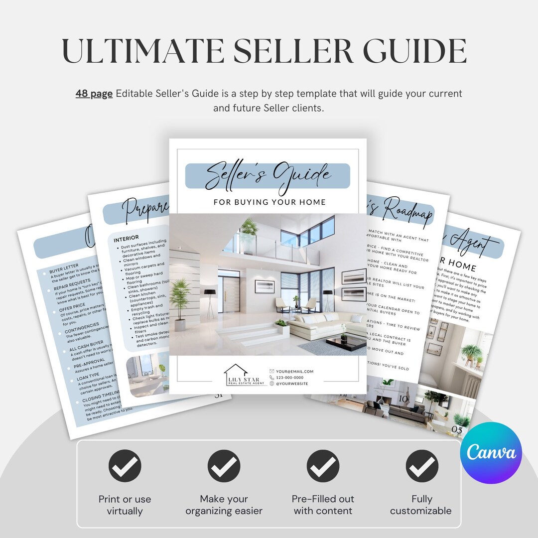 Step-by-step Home Selling Guide | Realtor Presentation | Home Selling ...
