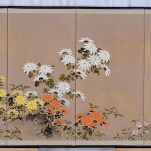 Japanese 3 Panel Screen - Etsy