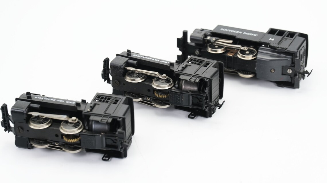 2 HO Scale AHM Rivarossi Baltimore & Ohio 0-4-0 Dockside Switcher Cars ...