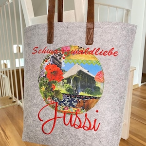 Filztasche Schwarzwald Fan