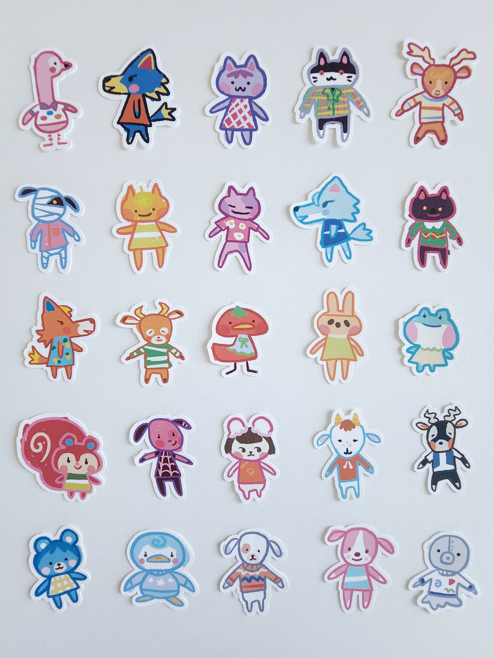 AC Doodle Stickers - Etsy