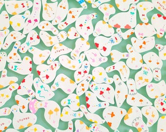 DUCK Gacha | Handmade Plastic Pins Finished with Resin