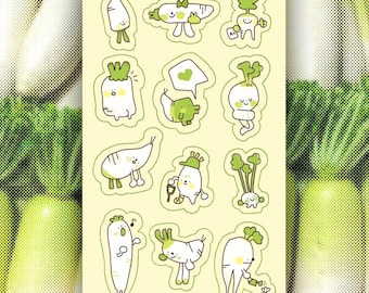 Fruit Sticker Sheets | Waterproof Matte | 3x5 inches