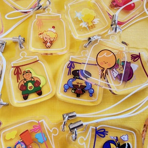Cookie Small Acrylic Charms - Common and Rare Cookie Jars