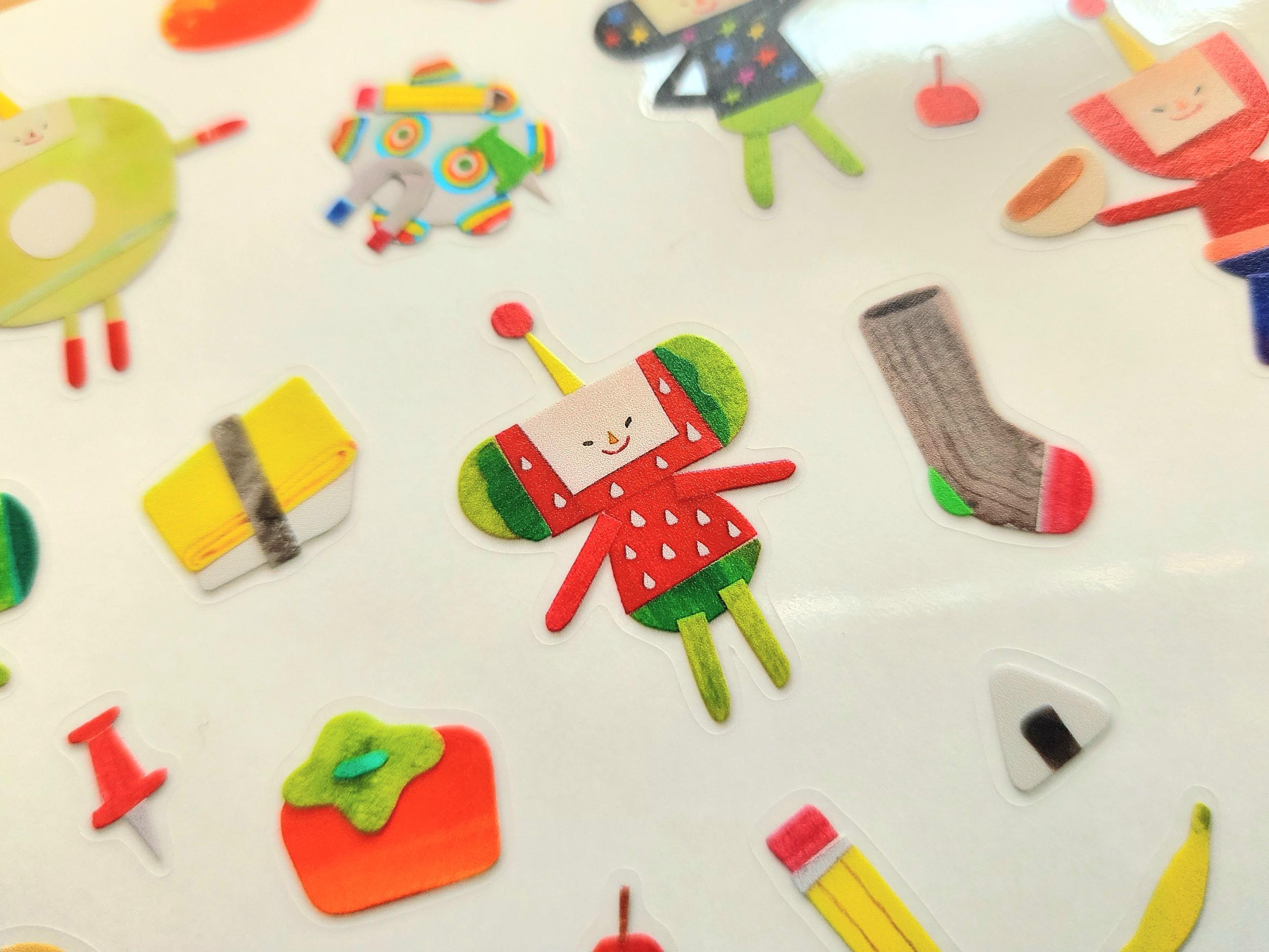 Silly Japanese Videogame Clear Sticker Sheets | 5x6 Inches - Etsy