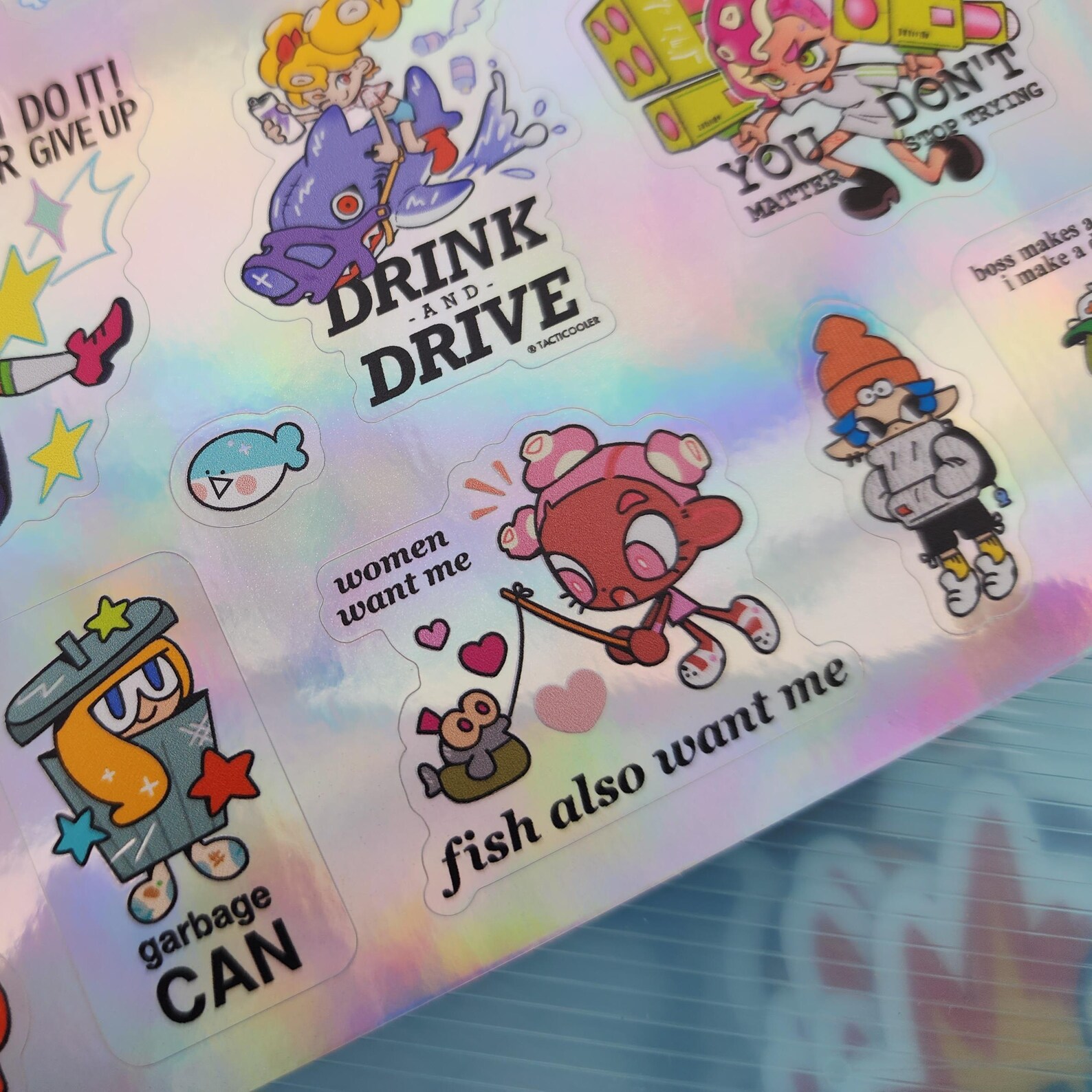 Oc Sticker Base Splat2n-inspired OC Sticker Sheet | Holographic | 5x6 - Etsy