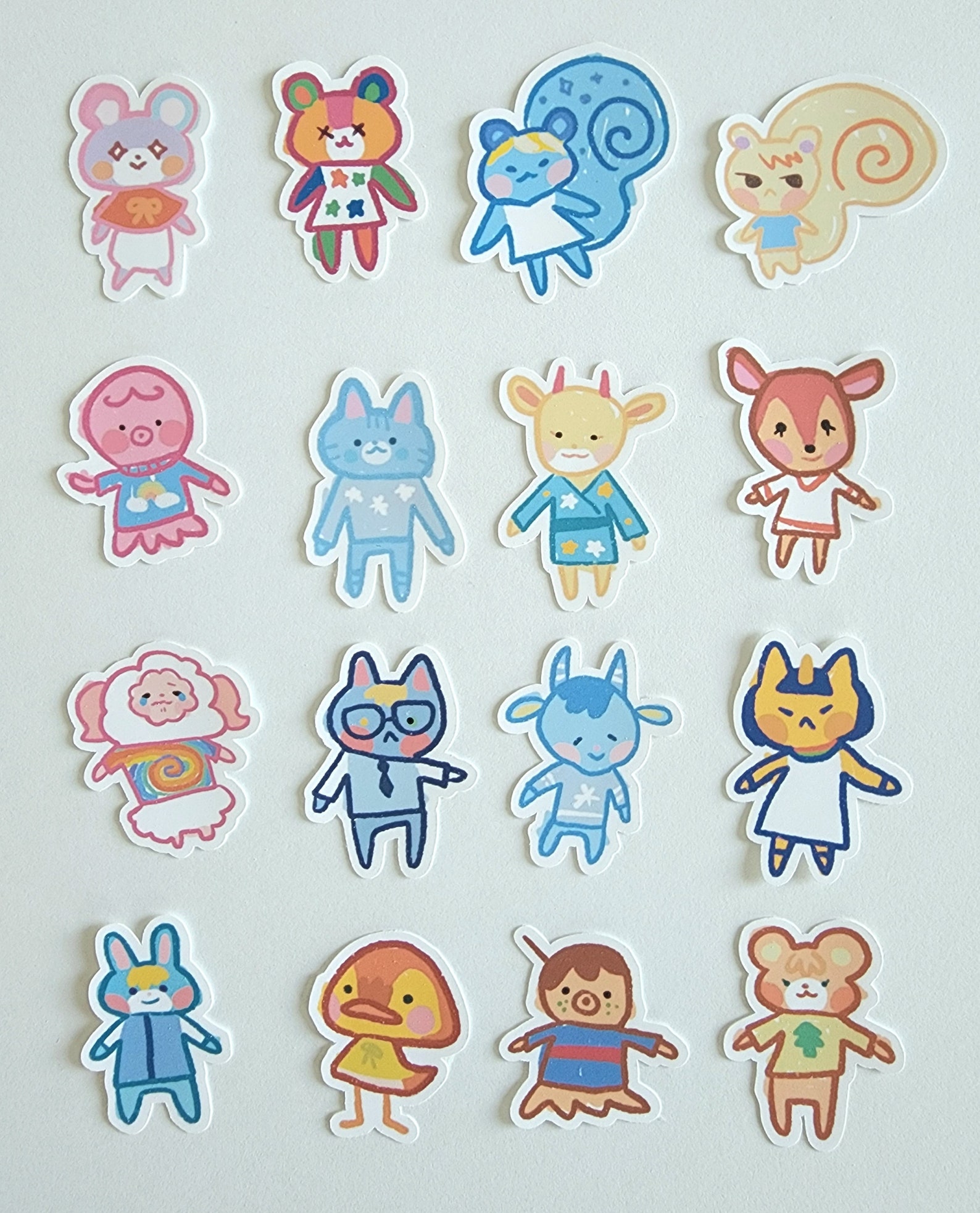 AC Doodle Stickers - Etsy