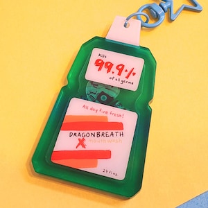 Mouthwashing 3in Acrylic Shaker Charm | B-grade Only