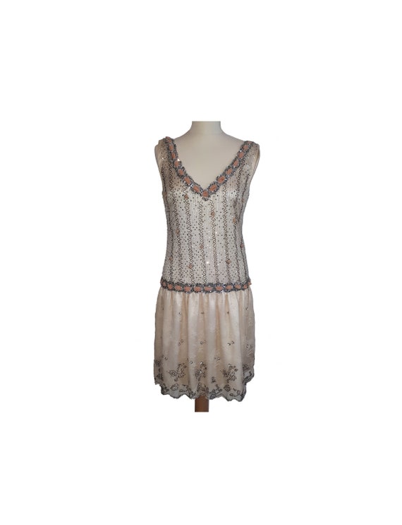 Blugirl Blumarine Dress Vintage Sleeveless Beaded 