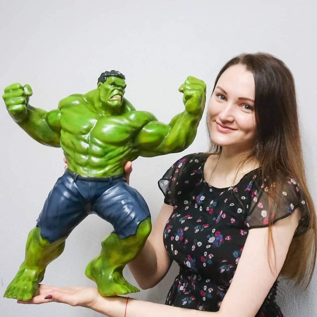 Incredible Hulk Figurine Marvel Collectible Statue Avengers Figure Etsy New Zealand