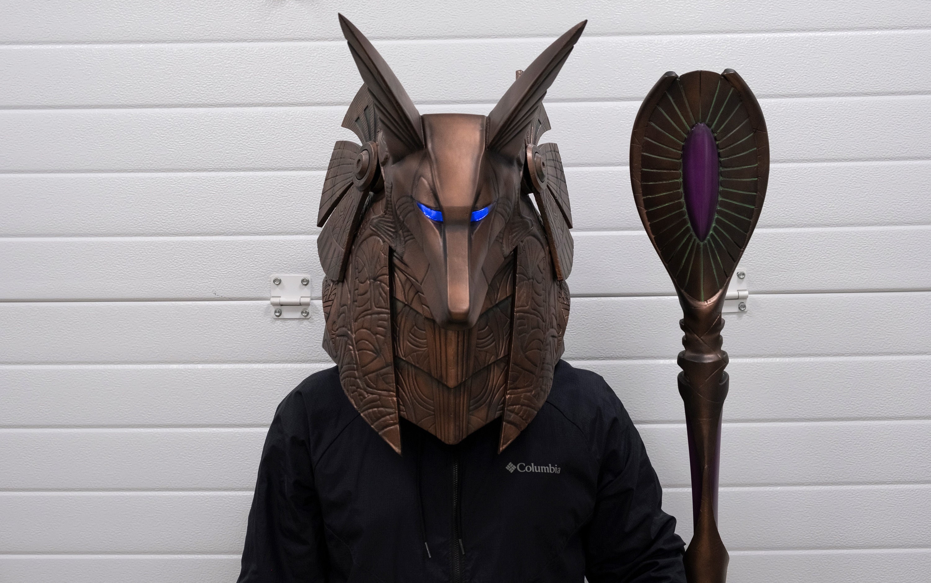 Stargate Anubis Guard Helmet Ma'tok Staff Replica SG1 Cosplay Costume  Stargate Armor Suit - Etsy Canada