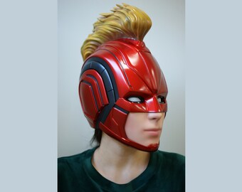 Captain marvel helmet | Etsy Italia
