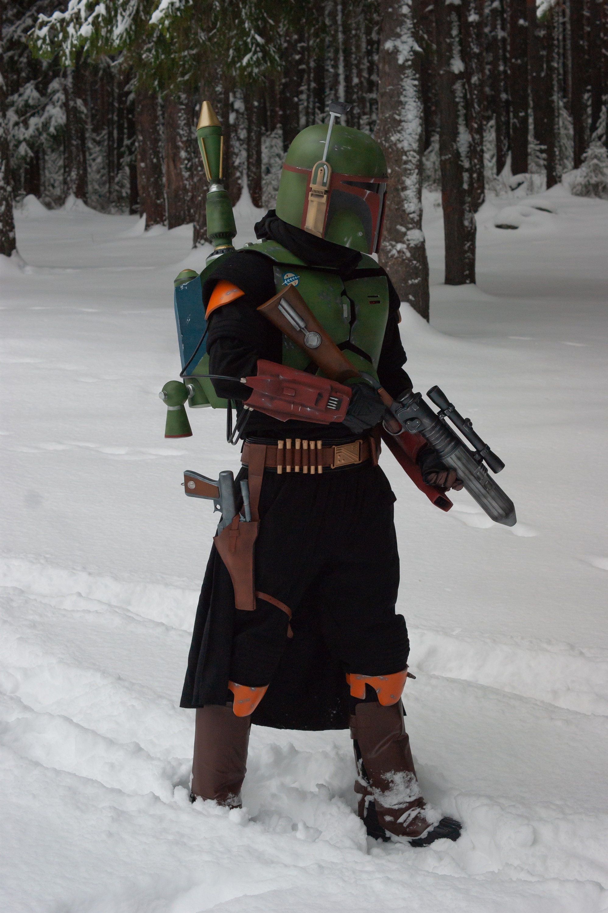 Ist Boba Fett Ein Mandalorianer Boba Fett voller Rüstungsanzug Mandalorianer Kostüm Star Wars Cosplay