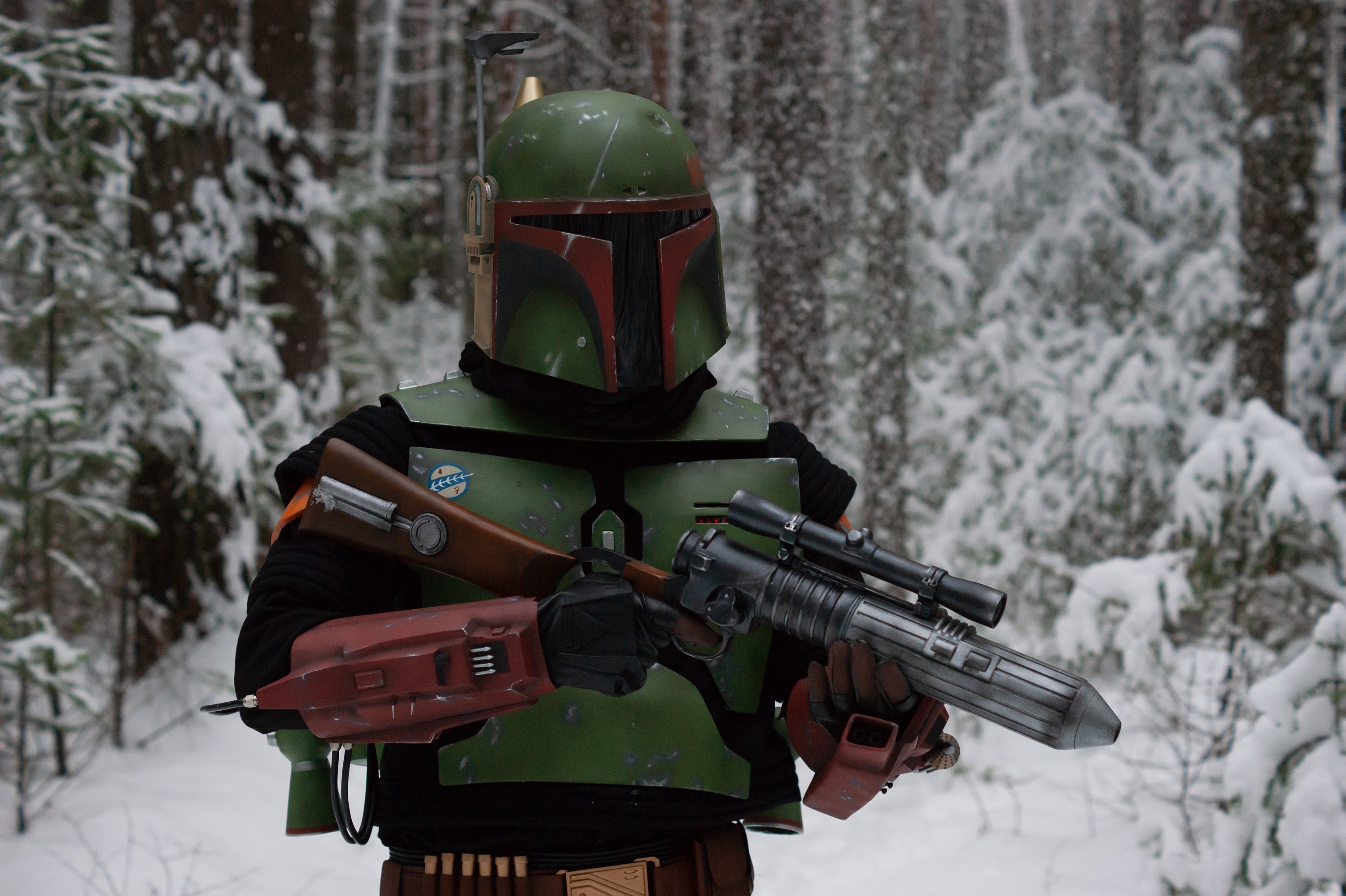 Ist Boba Fett Ein Mandalorianer Boba Fett voller Rüstungsanzug Mandalorianer Kostüm Star Wars Cosplay