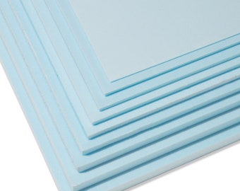 Styrodur - hard foam panels blue / grey - thickness 1, 2, 3, 4, 5, 6, 8, 10, 12mm - Styrofoam model making, handicraft, diorama, tabletop