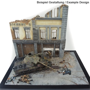 Berlino 1945 WW2 - Kit Laser Cut 1:35 per diorama / modellismo in legno con molti dettagli