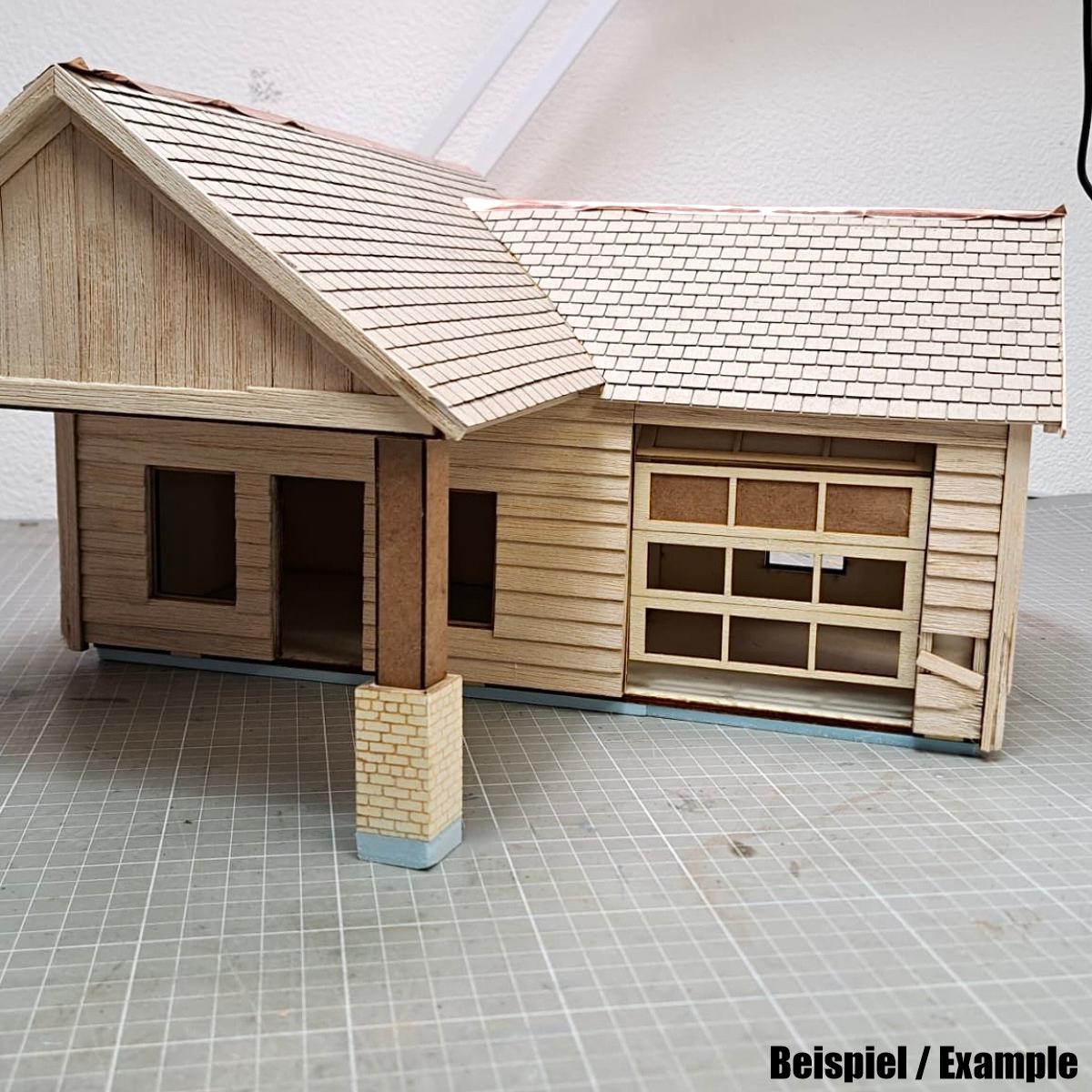 Old American Gas Station 1:24 on Route 66 Gas Station - Laser Cut ...