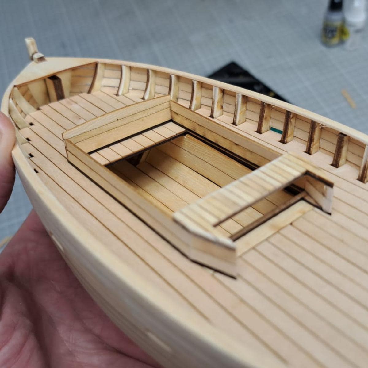 Set Di 6 Barche Da Pesca In Miniatura In Resina - Stile Vintage Mediterraneo - Per Diorami, Acquari E Decorazione Nautica - 3