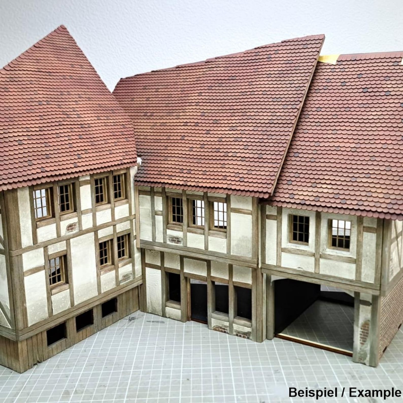 Farmhouse / Farmhouse WW2 in 1:35 - Laser Cut Building Kit Made of Wood ...