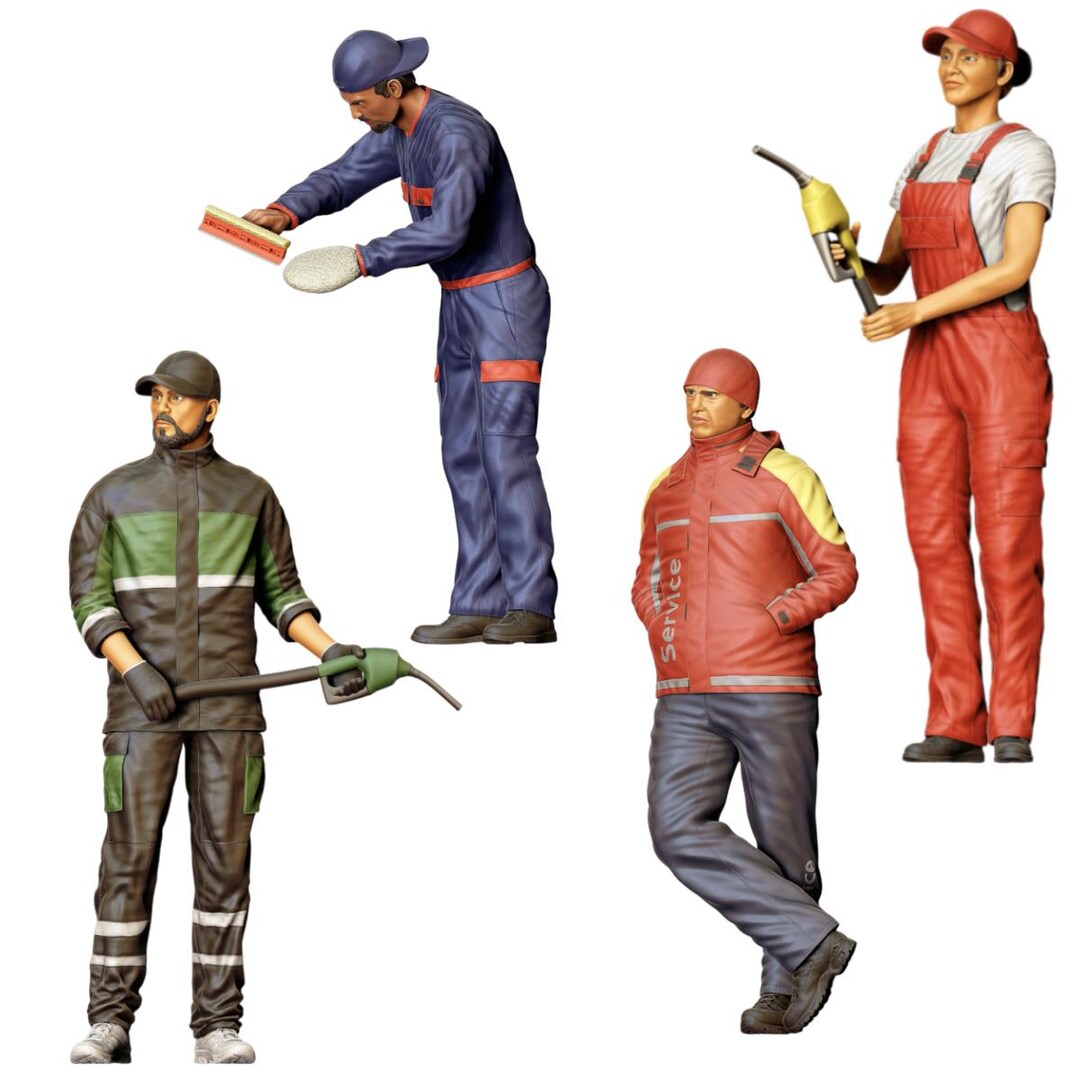 YOSOO ensemble de modèles de personnages de ferme Modèle de Personnage