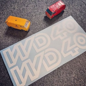 1 set - WBX, WD40 LBX, Jwd or Rwd sticker - (e.g. for VW T3 in 4WD style)