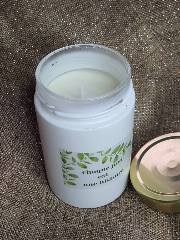 Bougie Personnalisée et Parfumée 260Gr Cadeau Plaisir d'anniversaire